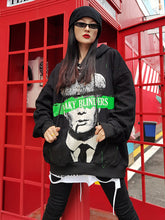 Hand Drawn Doodle Loose Hooded Sweatshirt